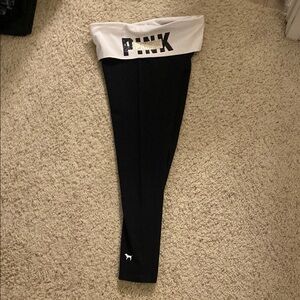 Victoria's Secret PINK Black Leggings